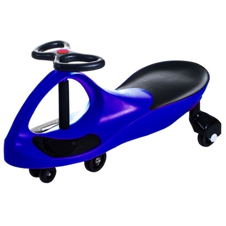 Toy Time Wiggle Car- Ride-On Toy for Kids Ages 3 and Up- Twist and Turn Scooter in Blue 957071WDO